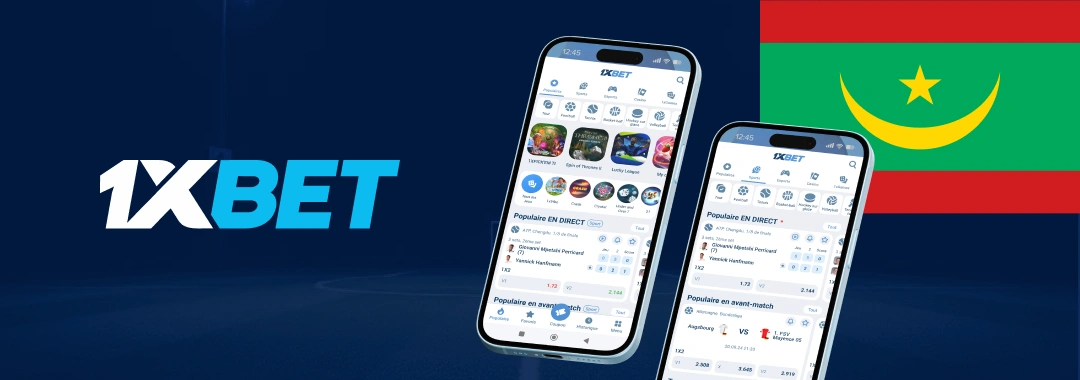 1xBet Mauritanie version mobile